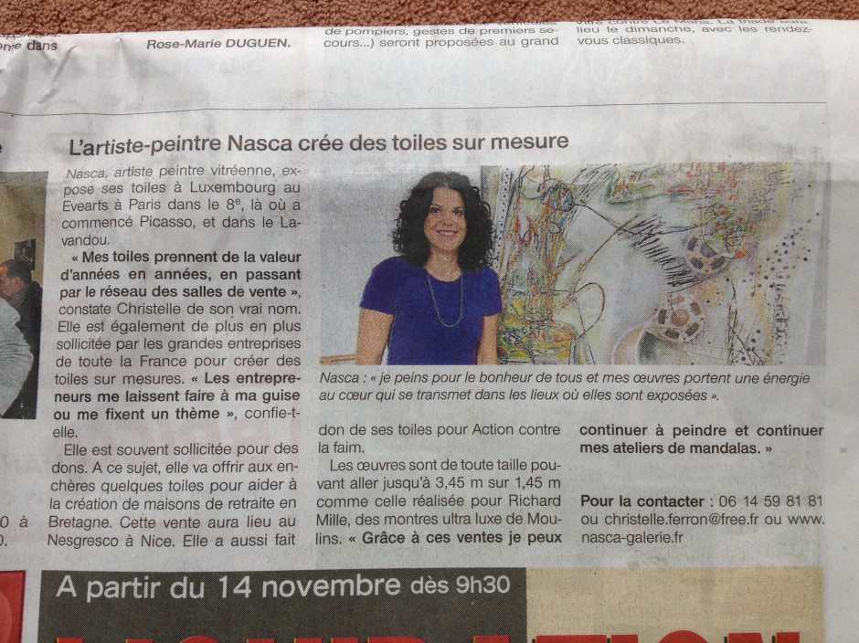 article novembre 2012